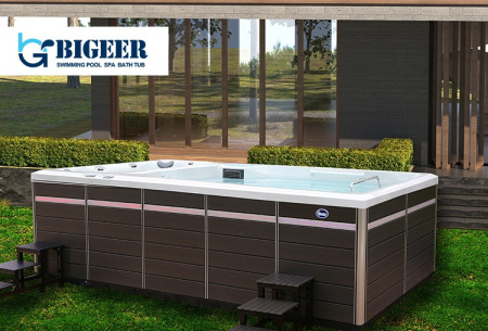 Плавательный СПА бассейн с противотоком Bigeer Тутти